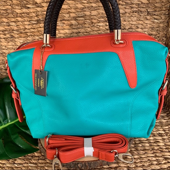 New Amrita Singh Color Block Handbag - Picture 8 of 16